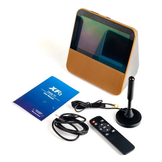 Mini prenosný televízor 7" DVB-T2 DAB+ FM H.265 Z