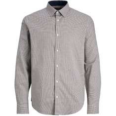 Jack&Jones Pánska košeľa JPRBLABELFAST Comfort Fit 12239027 Emperador (Veľkosť S)