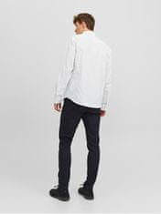 Jack&Jones Pánska košeľa JPRBLABELFAST Comfort Fit 12239027 White (Veľkosť L)