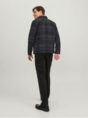 Jack&Jones Pánska košeľa JPRROY Comfort Fit 12241533 dark grey melange (Veľkosť S)