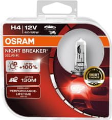 Osram Osram Night Breaker Silver 64193NBS-HCB H4 P43t 12V 60/55W