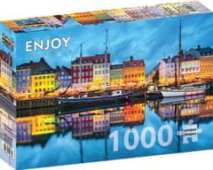 ENJOY Puzzle Starý kodanský prístav 1000 dielikov