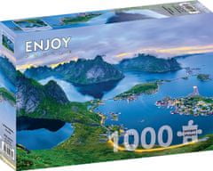 ENJOY Puzzle Lofoty, Nórsko 1000 dielikov