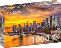 ENJOY Puzzle New York za súmraku, USA 1000 dielikov