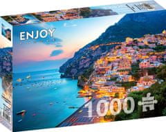 ENJOY Puzzle Positano za súmraku, Taliansko 1000 dielikov