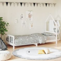 Petromila vidaXL Rám detskej postele biely 80x200 cm masívna borovica