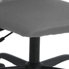 Vidaxl Kancelárska stolička sivá látka a umelá koža