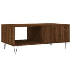 Petromila vidaXL Konferenčný stolík hnedý dub 90x50x36,5 cm spracované drevo