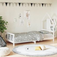 Petromila vidaXL Rám detskej postele biely 90x200 cm masívna borovica