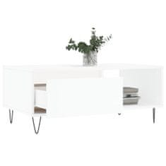 Petromila vidaXL Konferenčný stolík biely 90x50x36,5 cm spracované drevo
