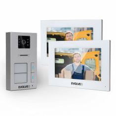 Evolveo DoorPhone AP2-2, drôtový videotelefón pre dva byty s aplikáciou