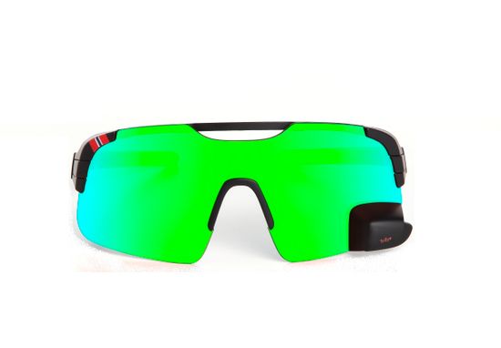 TriEye Okuliare so spätným zrkadlom View Air Revo Max Green, Medium