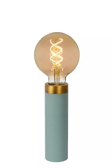 LUCIDE Stolná lampa SELIN priemer 6 cm - 1xE27 - Turquoise