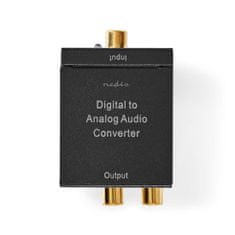 Nedis Digitálny audio prevodník TosLink, RCA (S/PDIF) -> RCA analóg