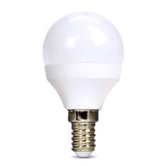 Solight LED žiarovka miniglobe matná P45 4W, E14, 3000K, 340lm