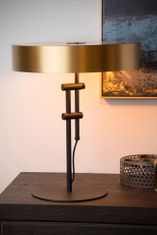 LUCIDE Stolová lampa GIADA priemer 40 cm - 2xE27 - Brass