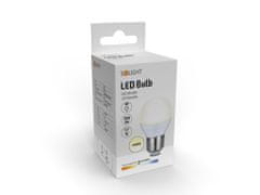 Solight LED žiarovka miniglobe matná P45 8W, E27, 4000K, 720lm