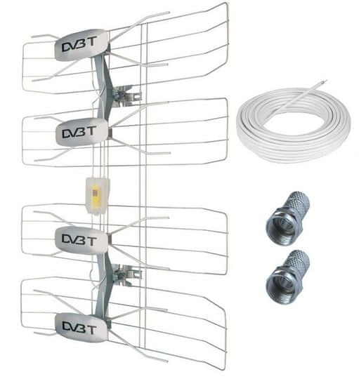 Solight Vonkajšia anténa, DVB-T2, 42-47dB