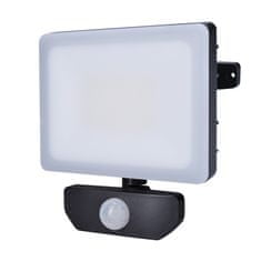 Solight LED reflektor Quick so sensorom, 30W, 2550lm, 4000K, IP65, čierny