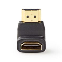 Nedis HDMI spojka, HDMI zdierka - HDMI zdierka, uhlová