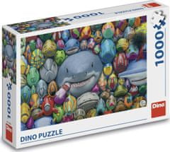 DINO Puzzle Farebné rybičky 1000 dielikov