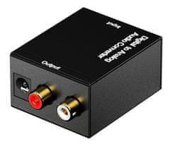 APT  AK319A Prevodník SPDIF 2xRCA + JACK USB