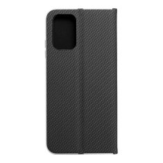 FORCELL Puzdro / obal pre Xiaomi Redmi Note 10 / 10S čierny - kniha Forcell LUNA Carbon