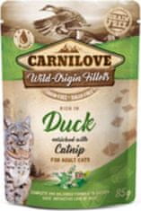 Carnilove Kapsička Carnilove Cat Pouch Duck with Catnip 85g