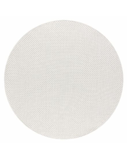 Dywany Łuszczów Kusový koberec Timo 6272 White kruh – na von aj na doma