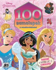 HADEX 100 samolepiek s omaľovánkami Disney Princezné