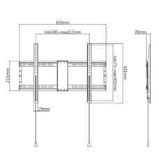 Gembird Držiak TV WM-80F-01, 37"-80" (70kg)