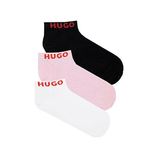 Hugo Boss 3 PACK - dámske ponožky HUGO 50502049-960