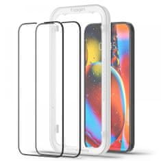 Spigen Glas.Tr Full Cover 2x ochranné sklo na iPhone 13 Pro Max / 14 Plus / 15 Plus, čierne