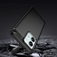 Tech-protect Carbon kryt na Motorola Moto G84 5G, čierny