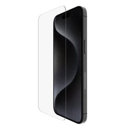 Belkin SCREENFORCE UltraGlass2 Anti-Microbial ochranné sklo pre iPhone 15 Pro Max