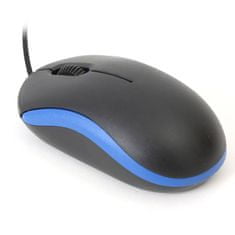 Northix Optická počítačová myš - modrá - pravá a ľavá 