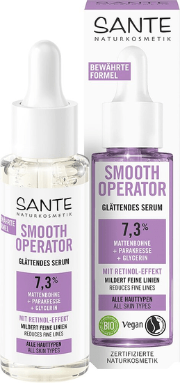 SANTE Naturkosmetik Vyhladzujúce sérum Smooth Operator - 30ml