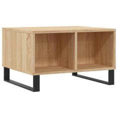 Vidaxl Konferenčný stolík dub sonoma 60x50x36,5 cm spracované drevo