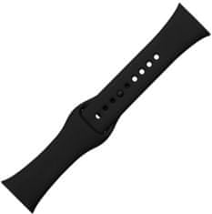 FIXED Silikónový remienok Silicone Strap pre Xiaomi Redmi Watch 3, čierny, FIXSSTB-1175-BK