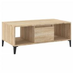 Vidaxl Konferenčný stolík dub sonoma 90x50x36,5 cm spracované drevo