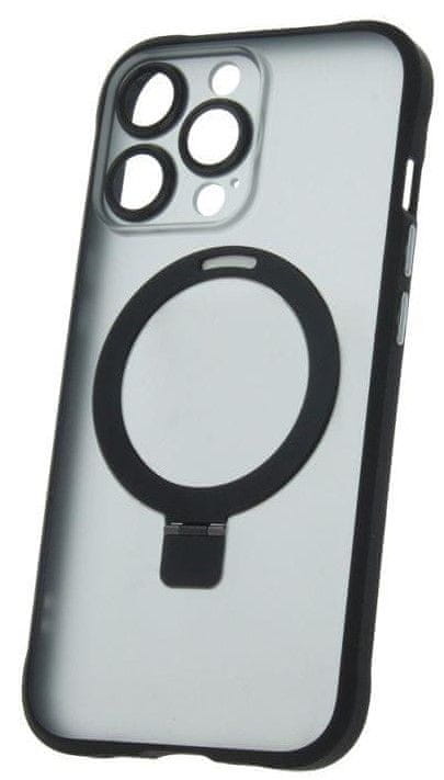 CPA Silikónové TPU puzdro Mag Ring pre iPhone 15 Pro Max čierne (TPUAPIP15UMRTFOBK)