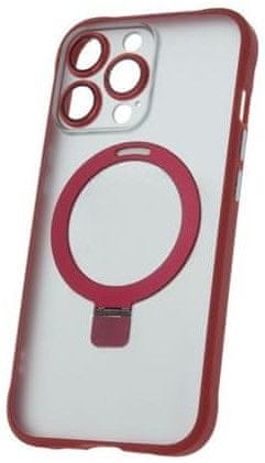 CPA Silikónové TPU puzdro Mag Ring pre iPhone 13 Pro červené (TPUAPIP13PMRTFORE)