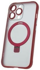 CPA Silikónové TPU puzdro Mag Ring pre iPhone 13 Pro červené (TPUAPIP13PMRTFORE)