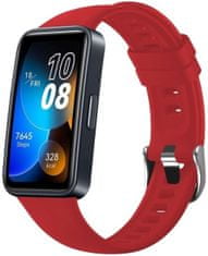 FIXED Silikónový remienok Silicone Strap pre Huawei Band 8 FIXSSTB-728-RD, červený