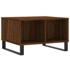 Petromila vidaXL Konferenčný stolík hnedý dub 60x50x36,5 cm spracované drevo