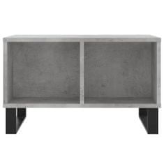 Petromila vidaXL Konferenčný stolík betónový sivý 60x50x36,5 cm spracované drevo