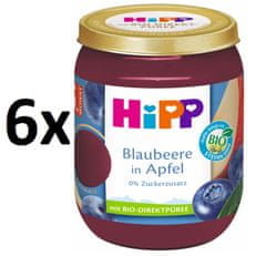 HiPP HiPP BIO Jablko a čučoriedky 6 x 160 g