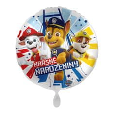 Balón fóliový Tlapková patrola - Krásne narodeniny - Paw Patrol - 43 cm