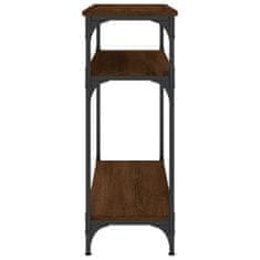 Petromila vidaXL Konzolový stolík hnedý dub 75x29x75 cm kompozitné drevo