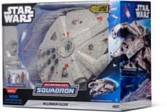 Star Wars Micro Galaxy Squadron s 23 cm figúrkou vozidla - Millenium Falcon